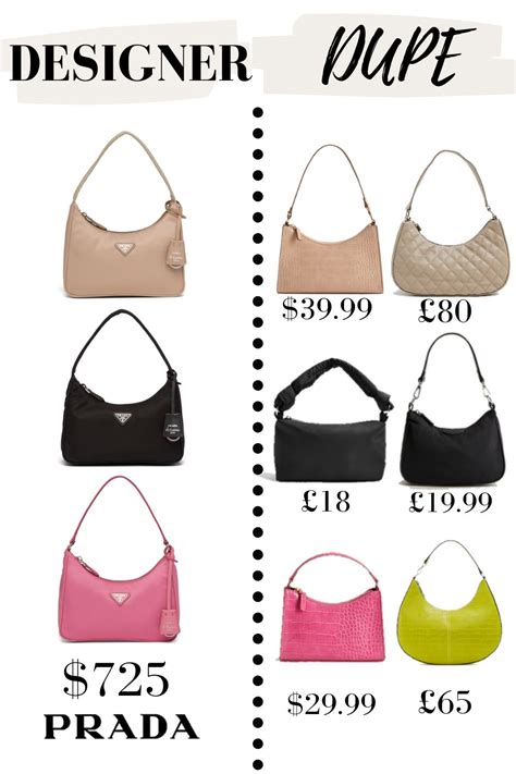 prada dupes bags|prada nylon crossbody bag dupe.